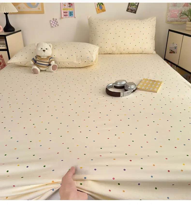 Maternity and Baby-Grade Class a Ultra-Soft Single Bed Sheet, Traditional Pure Washed Cotton Single Bed Sheet, Pure Cotton Student Dormitory Single Bed Sheet 4 — feature 10