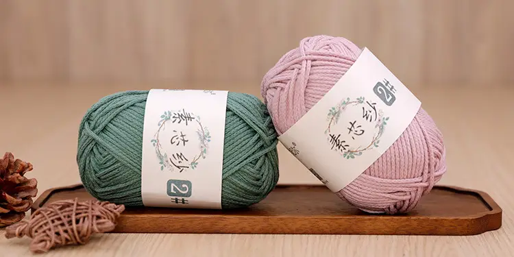 Snow Princess Pure Cotton Yarn No. 2 2mm Round Hollow Cotton Yarn Crochet Cotton Thread DIY Handmade Knitting Yarn — feature 3