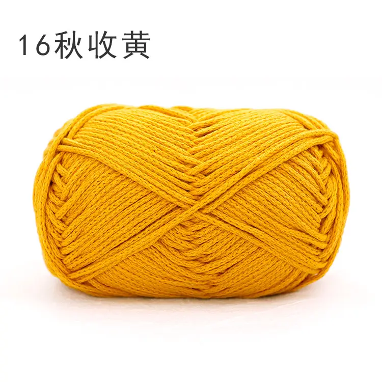 Snow Princess Pure Cotton Yarn No. 2 2mm Round Hollow Cotton Yarn Crochet Cotton Thread DIY Handmade Knitting Yarn