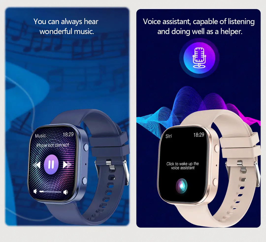 New Y3 Smart Watch with Bluetooth Calling, Heart Rate and Blood Oxygen Monitoring, Exercise Tracking, Customizable Watch Face, Cross-Border Watch — feature 14