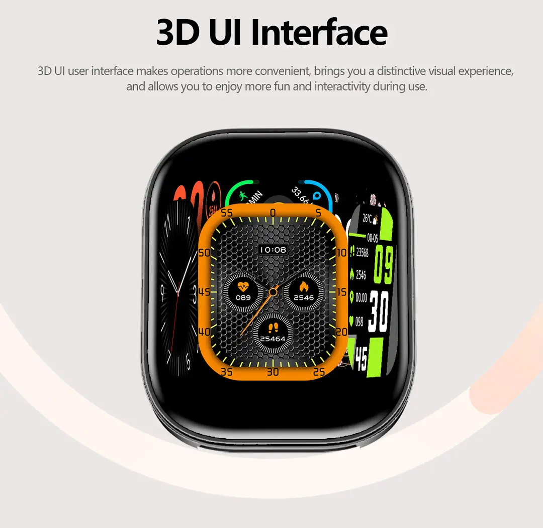 New Y3 Smart Watch with Bluetooth Calling, Heart Rate and Blood Oxygen Monitoring, Exercise Tracking, Customizable Watch Face, Cross-Border Watch — feature 5