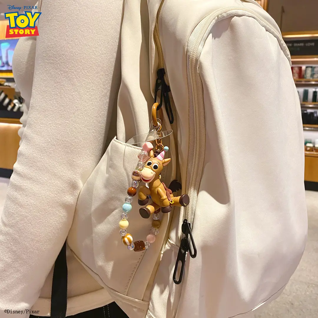 Authentic Toy Story Little Creamy Pony Doll Keychain Pendant Creative Couple Dolls Phone Chain Decoration