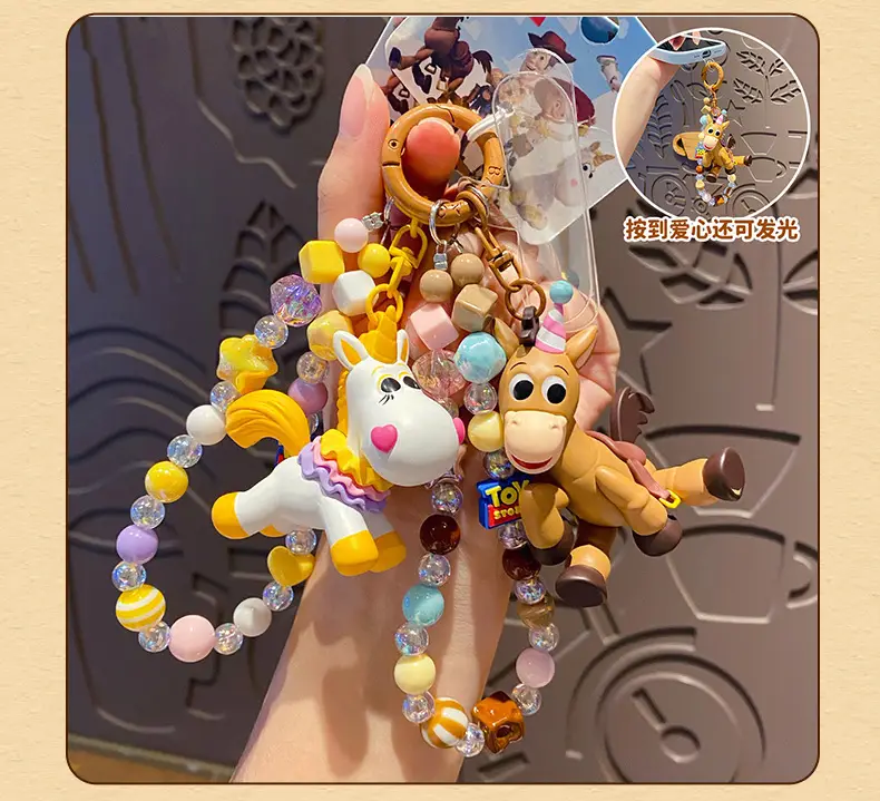 Authentic Toy Story Little Creamy Pony Doll Keychain Pendant Creative Couple Dolls Phone Chain Decoration — feature 14