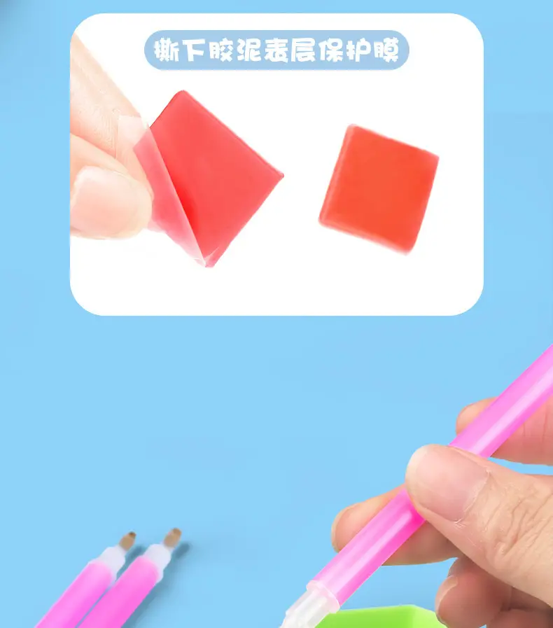 Diamond Painting Tools, Dotting Pen, Dotting Plate, Clay, Handmade DIY Materials, Pearl Painting Tools, Nail Art Plate, Dotting Plate — feature 17