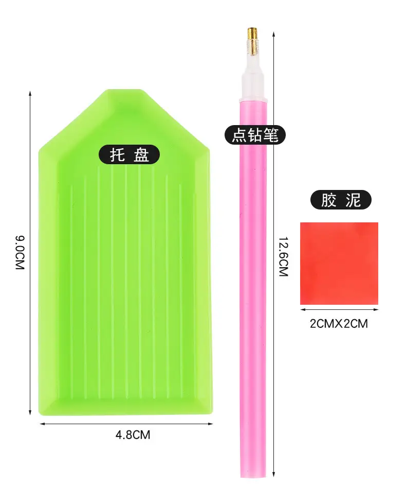 Diamond Painting Tools, Dotting Pen, Dotting Plate, Clay, Handmade DIY Materials, Pearl Painting Tools, Nail Art Plate, Dotting Plate — feature 8
