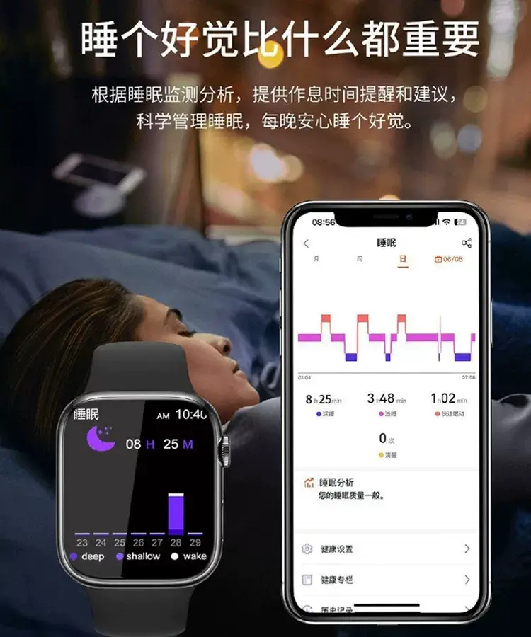 99% Accuracy L German High-Precision Real-Time Blood Sugar Measurement Bracelet Blood Pressure Heart Rate Blood Lipid Uric Acid Smart Watch — feature 8