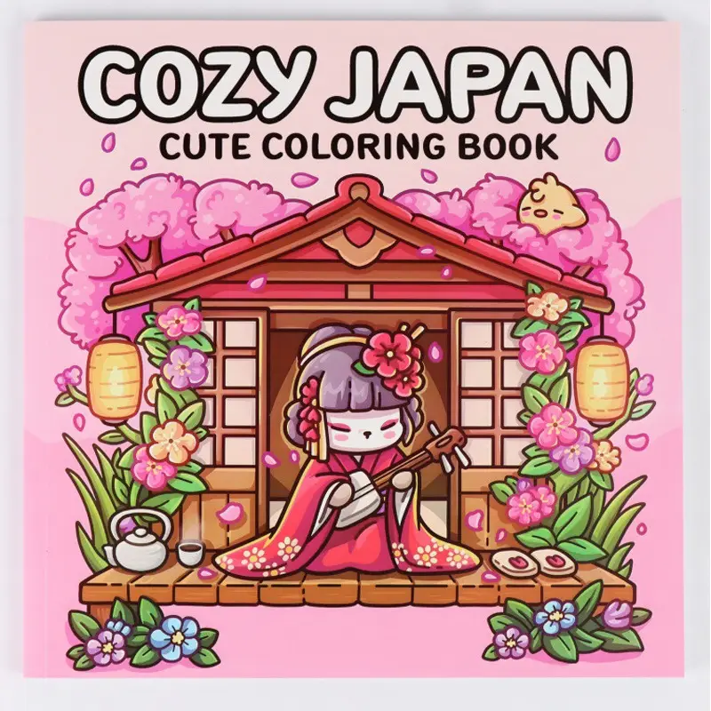 In-Stock Cross-Border Coloring Book for Adults to Relieve Anxiety and Stress, Unique Background Drawing Book for Men, Women, and Teenagers