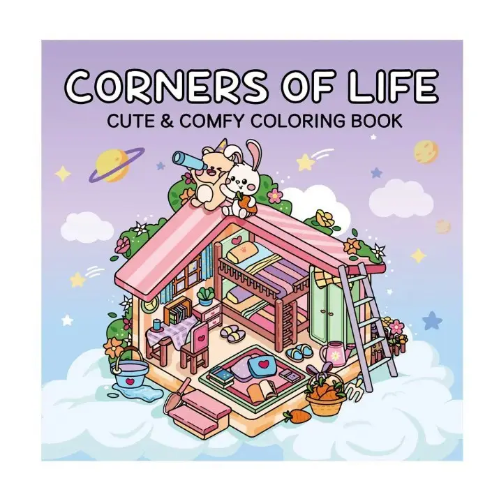 In-Stock Cross-Border Coloring Book for Adults to Relieve Anxiety and Stress, Unique Background Drawing Book for Men, Women, and Teenagers