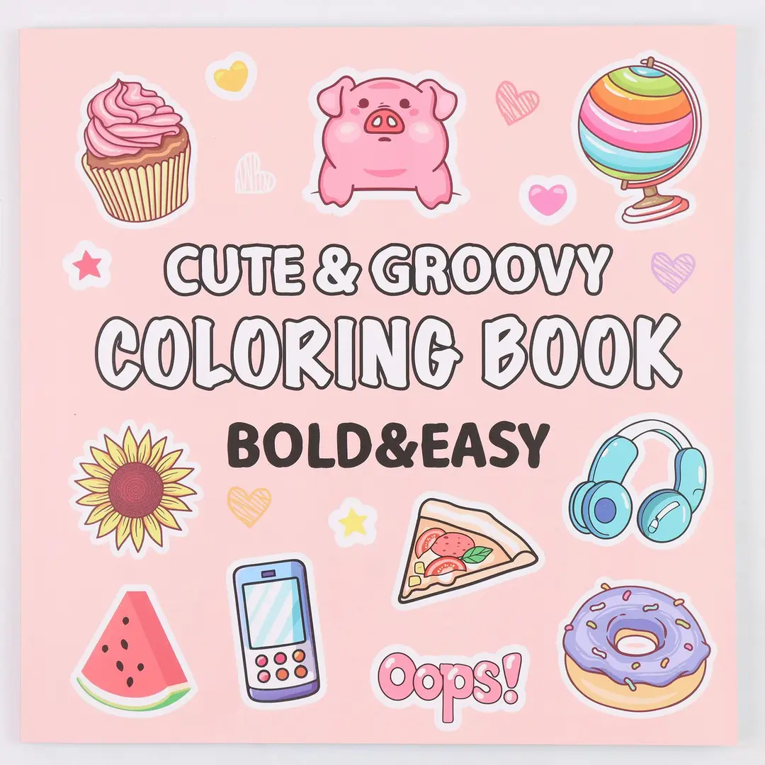 In-Stock Cross-Border Coloring Book for Adults to Relieve Anxiety and Stress, Unique Background Drawing Book for Men, Women, and Teenagers
