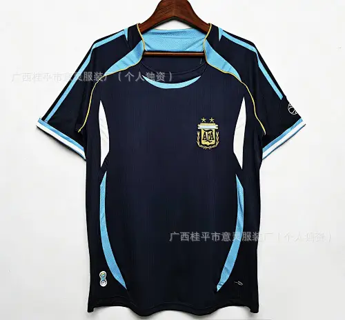 Cross-Border Popular Club-Style Football Jerseys for Men, Moisture-Wicking, Quick-Drying, Breathable Sports T-Shirts, In-Stock Wholesale from Manufacturers