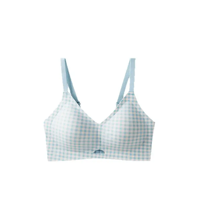 Push-Up Bra for Women with Soft Rubber Strips for Natural Enhancement, No Underwire, Supportive, Comfortable, and Soft Bra