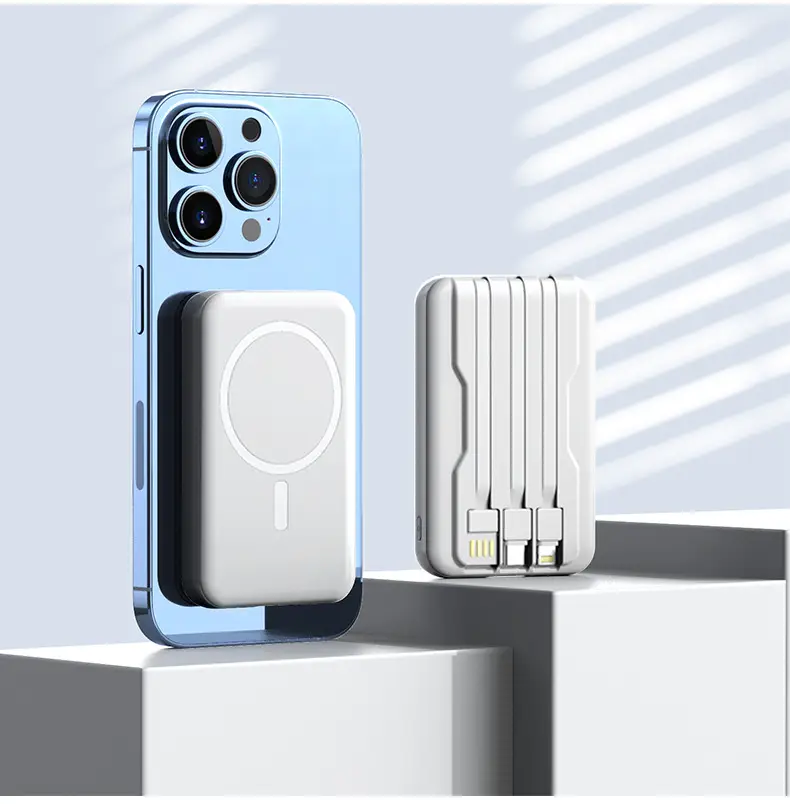 3C Certified Cross-Border Magsafe Magnetic Wireless Power Bank 10000Mah Super Fast Charging with Cable Mobile Power Supply — feature 21
