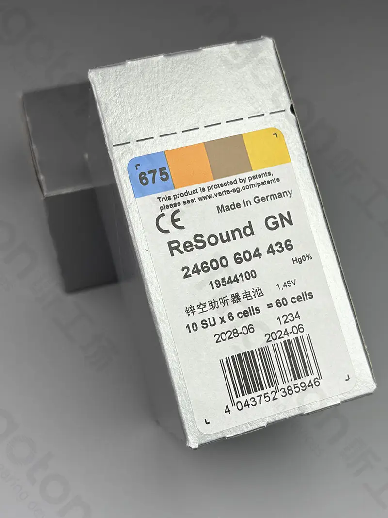 Denmark's Resound Original Hearing Aid Universal Batteries A10/A13/A312/A675 Wholesale — feature 11