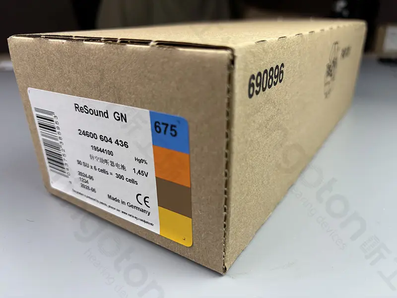 Denmark's Resound Original Hearing Aid Universal Batteries A10/A13/A312/A675 Wholesale — feature 15