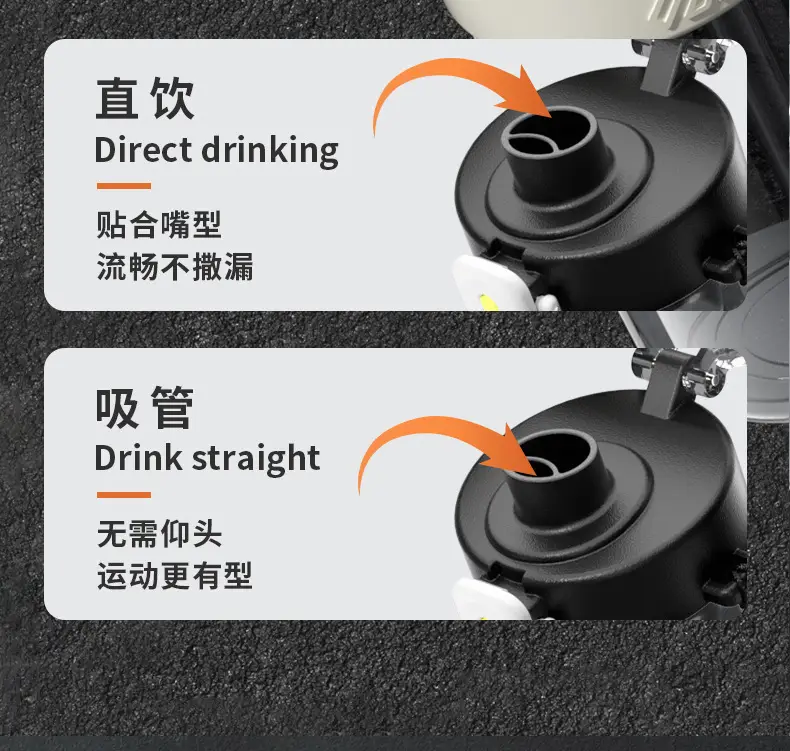Large-Capacity Portable Sports Water Cup for Men and Women, Outdoor Fitness Straw Water Cup, Healthy Water Bottle Wholesale Customization — feature 10