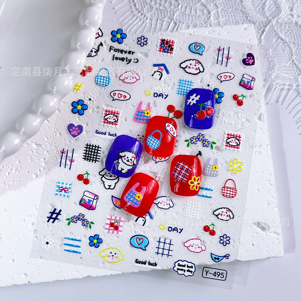 Polaroid Camera DIY Stickers Ins-Style Cartoon Cute Ccd Earphones Power Bank Stickers Planner Nail Art Stickers — feature 4