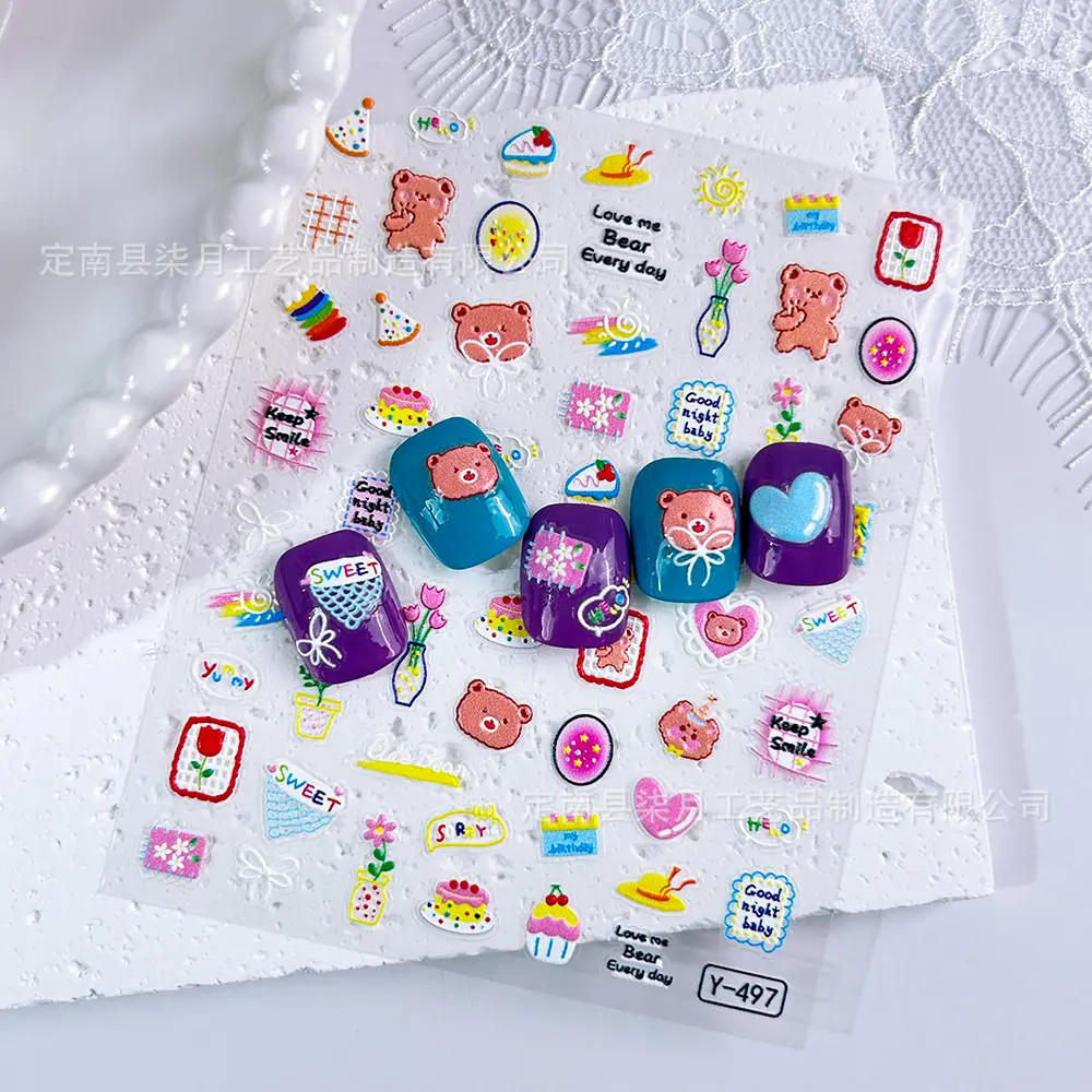 Polaroid Camera DIY Stickers Ins-Style Cartoon Cute Ccd Earphones Power Bank Stickers Planner Nail Art Stickers — feature 6