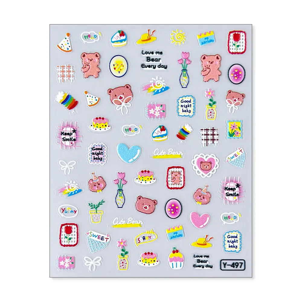 Polaroid Camera DIY Stickers Ins-Style Cartoon Cute Ccd Earphones Power Bank Stickers Planner Nail Art Stickers