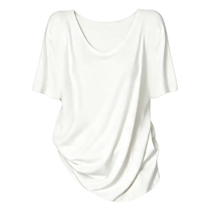 Plus-Size Casual Short-Sleeve Loose T-Shirt for Women, 2026 New Summer V-Neck T-Shirt for Curvy Women, Conceals Body Shape and Makes You Look Slimmer