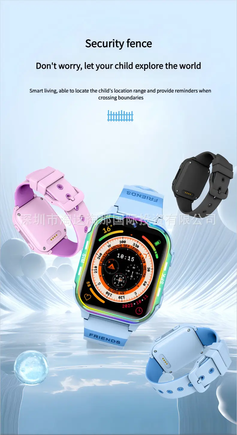 Cross-Border E-Commerce Children's Popular Smart Phone Watch with Gps Positioning, Waterproof, Multi-Language Q12 Wholesale Gift — feature 11