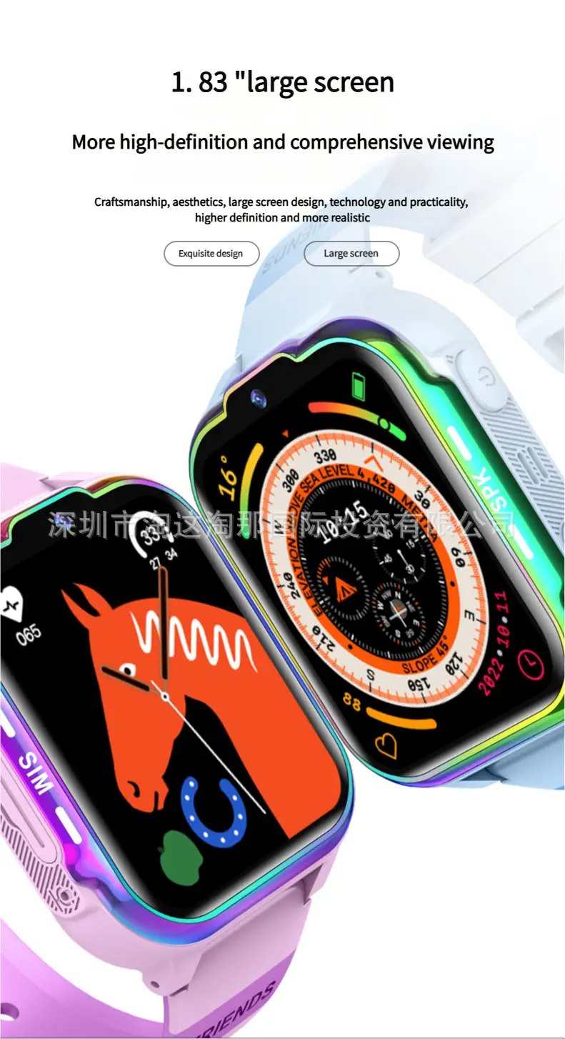 Cross-Border E-Commerce Children's Popular Smart Phone Watch with Gps Positioning, Waterproof, Multi-Language Q12 Wholesale Gift — feature 13