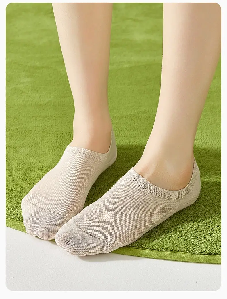 Silk Socks for Women, Summer Thin Invisible Non-Slip No-Show Socks, Ice Silk Socks with Cooling Effect, Breathable Short Socks for Ladies — feature 15