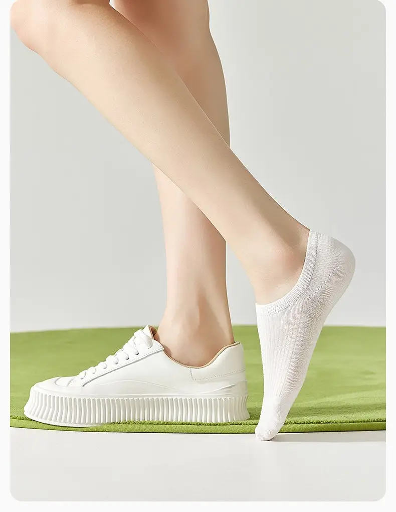Silk Socks for Women, Summer Thin Invisible Non-Slip No-Show Socks, Ice Silk Socks with Cooling Effect, Breathable Short Socks for Ladies — feature 16