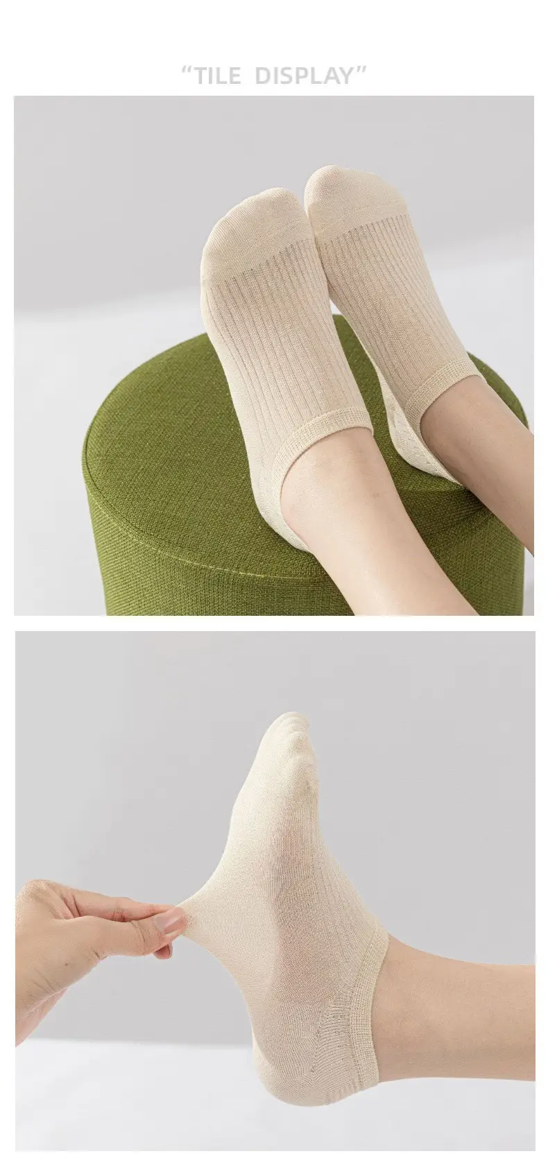 Silk Socks for Women, Summer Thin Invisible Non-Slip No-Show Socks, Ice Silk Socks with Cooling Effect, Breathable Short Socks for Ladies — feature 18