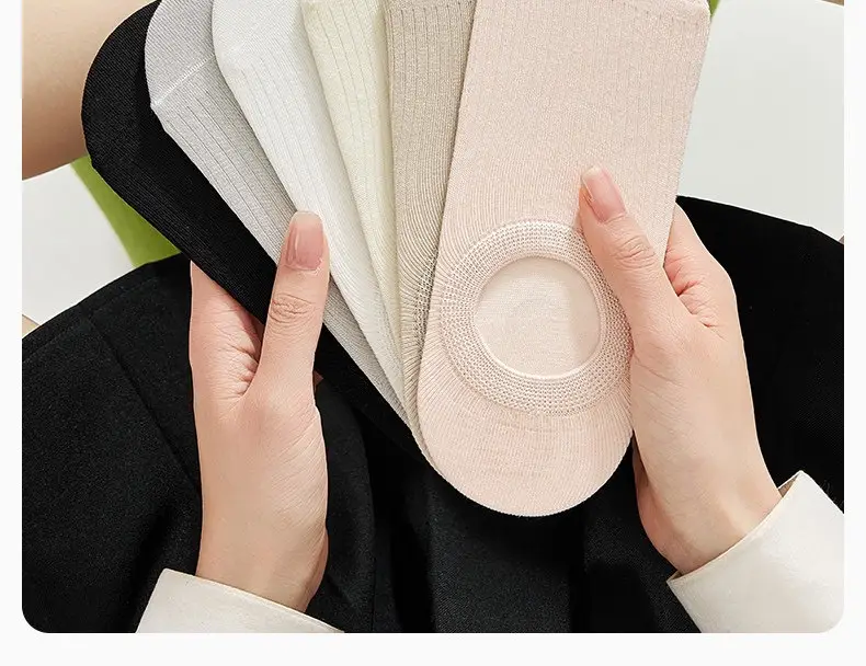 Silk Socks for Women, Summer Thin Invisible Non-Slip No-Show Socks, Ice Silk Socks with Cooling Effect, Breathable Short Socks for Ladies — feature 4