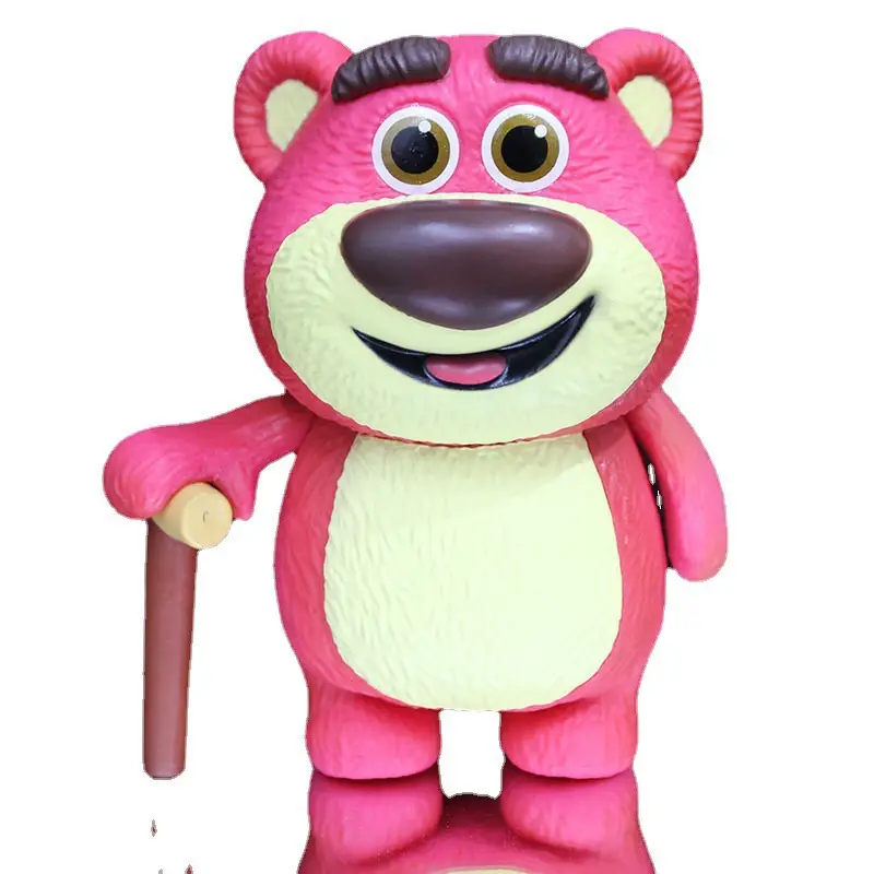 Toy Story Herocross Pink Mini Cane Strawberry Bear Incense Strawberry Bear Model Ornament