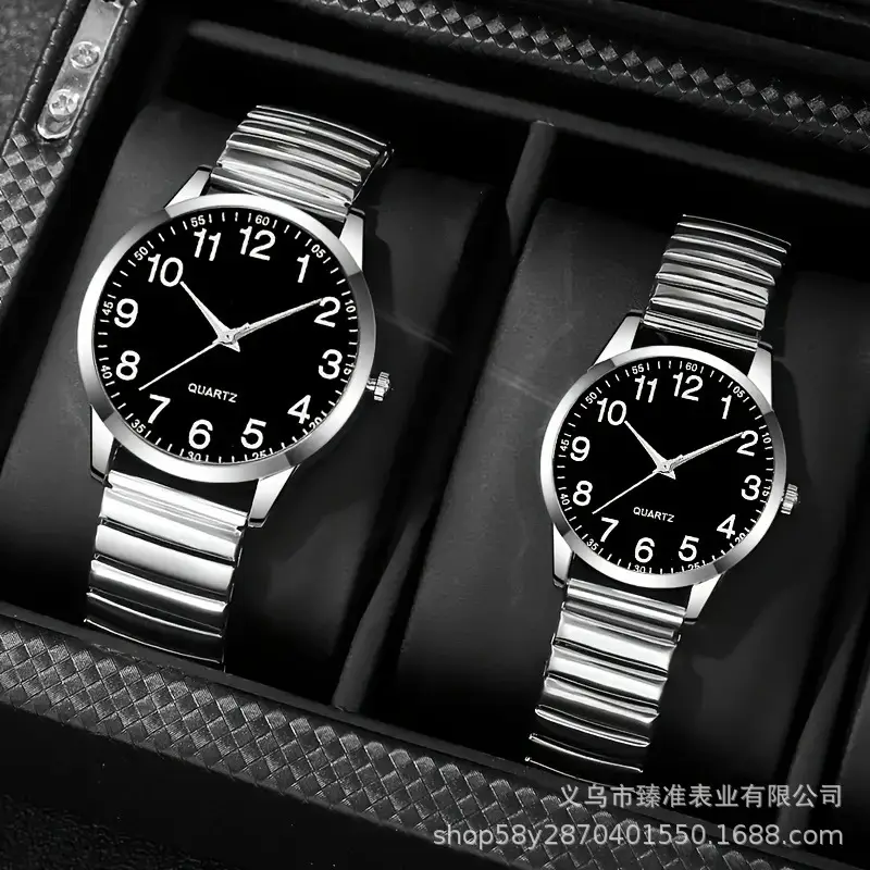 E-Commerce Hot-Selling Elderly Watch with No Adjustment Needed for the Strap, Large Numbers, Luminous Quartz Watch, Gift for the Elderly, Wholesale Wristwatches
