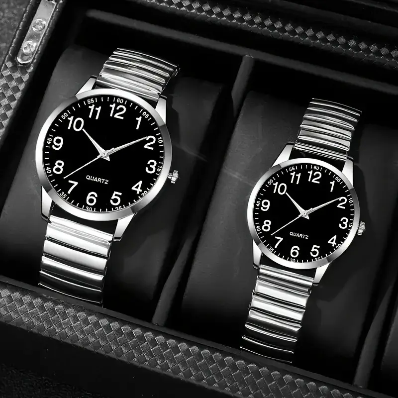 E-Commerce Hot-Selling Elderly Watch with No Adjustment Needed for the Strap, Large Numbers, Luminous Quartz Watch, Gift for the Elderly, Wholesale Wristwatches — feature 2