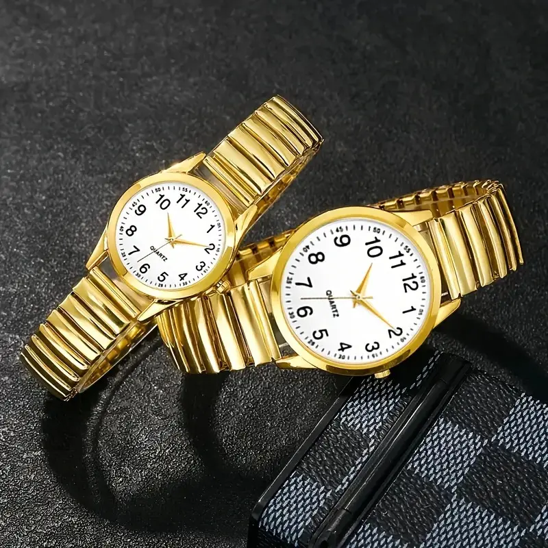 E-Commerce Hot-Selling Elderly Watch with No Adjustment Needed for the Strap, Large Numbers, Luminous Quartz Watch, Gift for the Elderly, Wholesale Wristwatches — feature 4