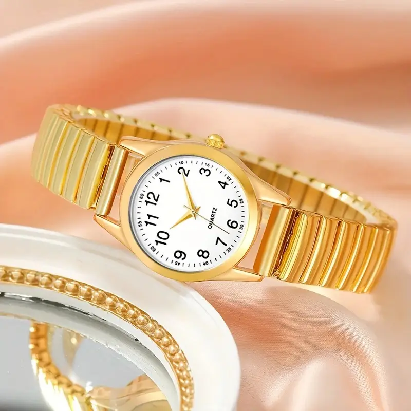 E-Commerce Hot-Selling Elderly Watch with No Adjustment Needed for the Strap, Large Numbers, Luminous Quartz Watch, Gift for the Elderly, Wholesale Wristwatches — feature 5