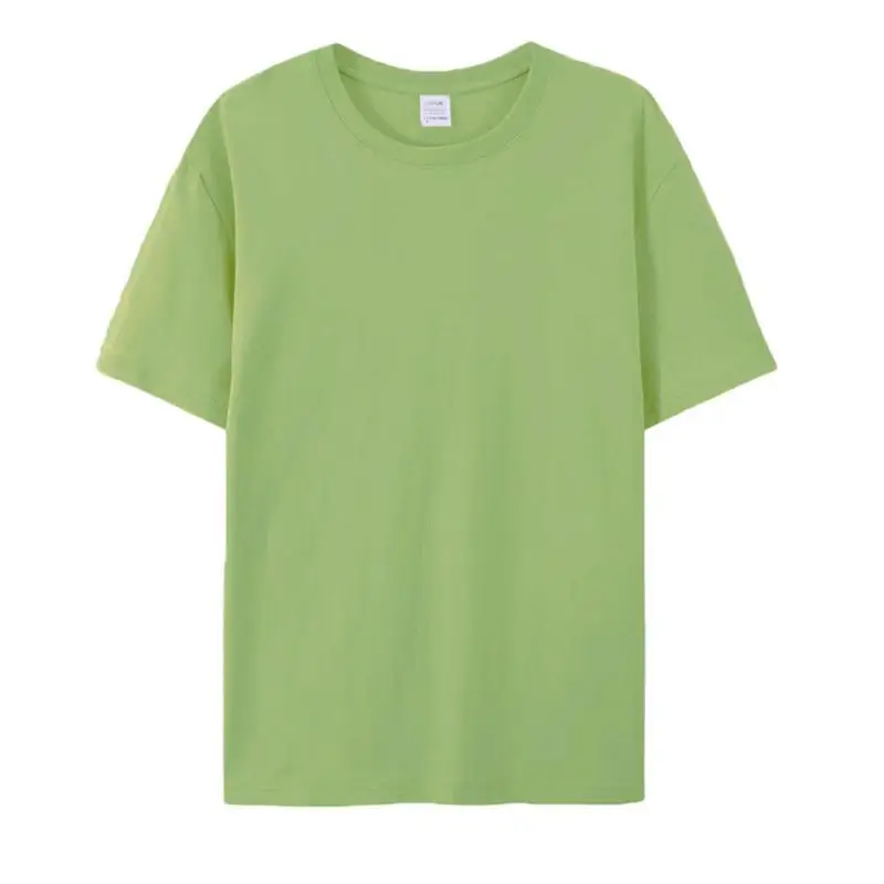 Cross-Border Foreign Trade 2026 Summer Drop-Shoulder Pure Cotton Short-Sleeve T-Shirt for Women, Custom Logo and Graphic Print, New Women's Top — feature 40