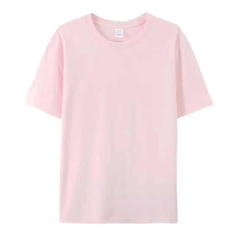 Cross-Border Foreign Trade 2026 Summer Drop-Shoulder Pure Cotton Short-Sleeve T-Shirt for Women, Custom Logo and Graphic Print, New Women's Top