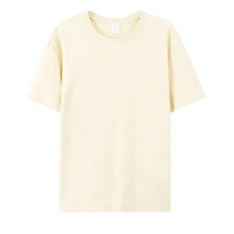 Cross-Border Foreign Trade 2026 Summer Drop-Shoulder Pure Cotton Short-Sleeve T-Shirt for Women, Custom Logo and Graphic Print, New Women's Top