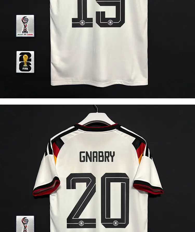 2627 Germany Home Player Version Fan Version Jersey Wirtz Musiala National Team Football Uniform with Printed Number — feature 17