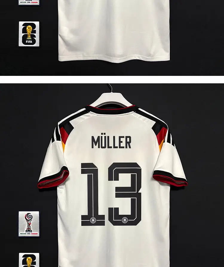 2627 Germany Home Player Version Fan Version Jersey Wirtz Musiala National Team Football Uniform with Printed Number — feature 19