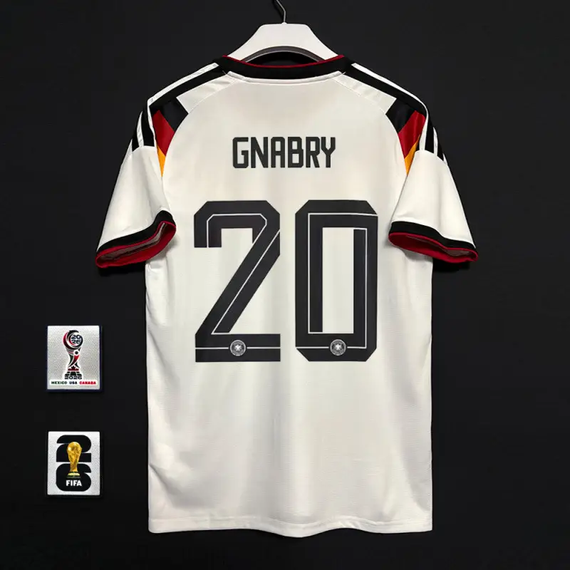 2627 Germany Home Player Version Fan Version Jersey Wirtz Musiala National Team Football Uniform with Printed Number