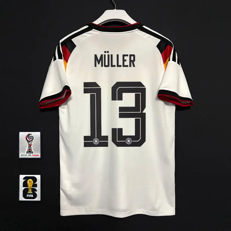 2627 Germany Home Player Version Fan Version Jersey Wirtz Musiala National Team Football Uniform with Printed Number