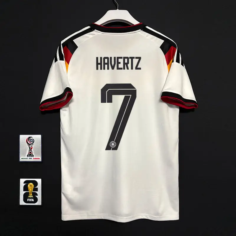 2627 Germany Home Player Version Fan Version Jersey Wirtz Musiala National Team Football Uniform with Printed Number