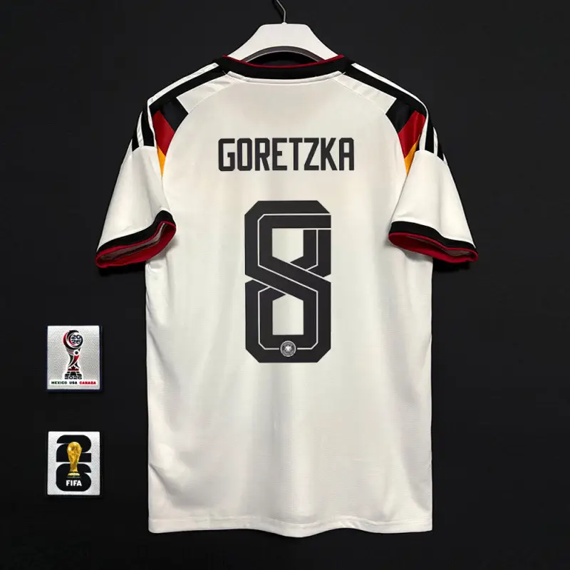 2627 Germany Home Player Version Fan Version Jersey Wirtz Musiala National Team Football Uniform with Printed Number