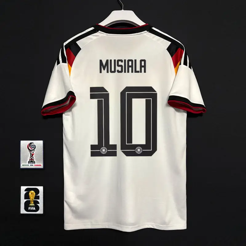 2627 Germany Home Player Version Fan Version Jersey Wirtz Musiala National Team Football Uniform with Printed Number