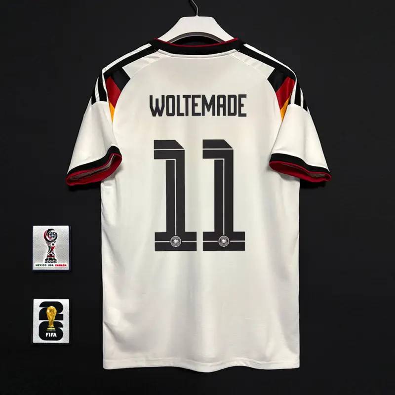 2627 Germany Home Player Version Fan Version Jersey Wirtz Musiala National Team Football Uniform with Printed Number