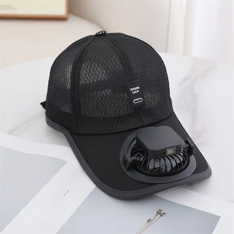 Solar-Powered Fan Baseball Cap, Rechargeable Fan Sun Protection Hat, Uv Protection, Extended Brim, Fishing Sun Hat — feature 18