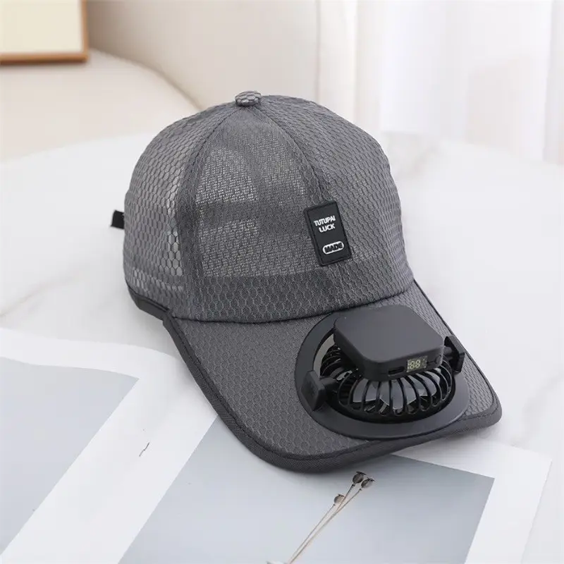 Solar-Powered Fan Baseball Cap, Rechargeable Fan Sun Protection Hat, Uv Protection, Extended Brim, Fishing Sun Hat — feature 22