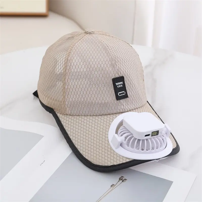 Solar-Powered Fan Baseball Cap, Rechargeable Fan Sun Protection Hat, Uv Protection, Extended Brim, Fishing Sun Hat — feature 23