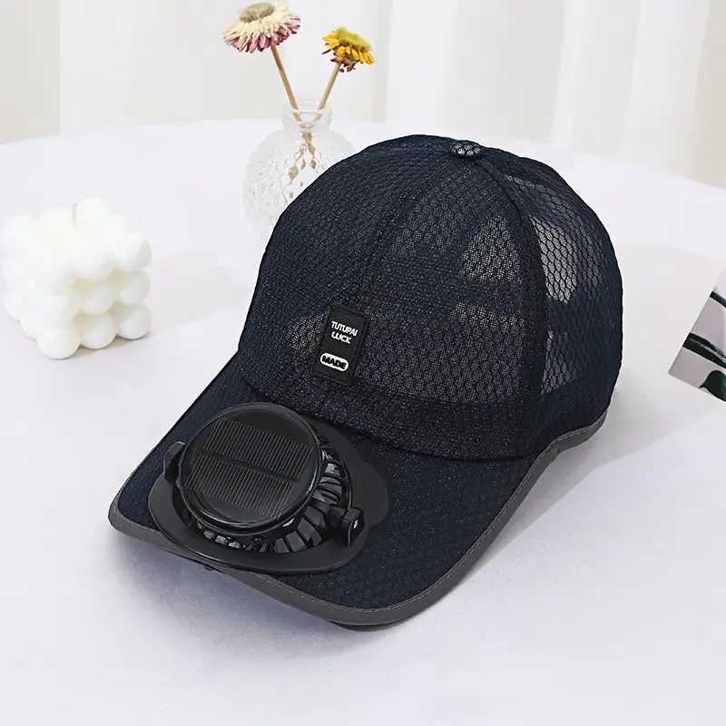 Solar-Powered Fan Baseball Cap, Rechargeable Fan Sun Protection Hat, Uv Protection, Extended Brim, Fishing Sun Hat — feature 4