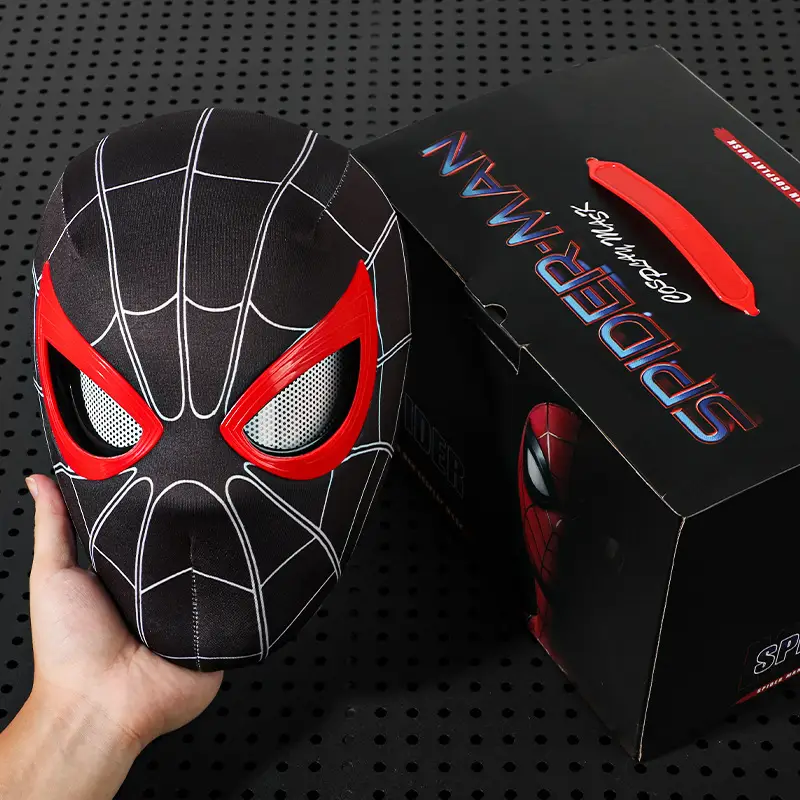 Headgear with Movable Eyes, Electric Fully Automatic Remote Control Blinking Light-Up Helmet Mask, Children's Toy